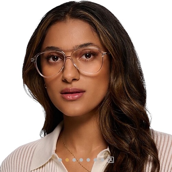 Accessories - New! Viento Pink Fuchsia Clear Aviator Eyeglasses